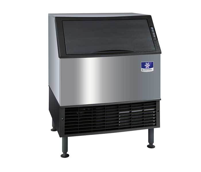 Manitowoc UYF0310A-161B, 290 lbs/24hr Half-Cube Ice Machine w/ Built-In Bin, Air Cooled