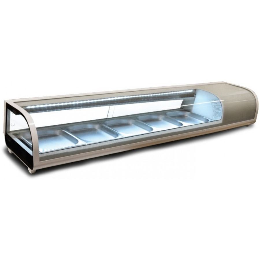 Marchia MSU160, 60" Refrigerated Sushi Display Case