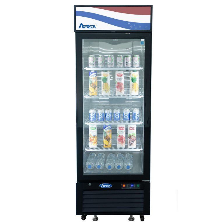 Atosa MCF8722GR, 27" Glass One Door Refrigerator Merchandiser