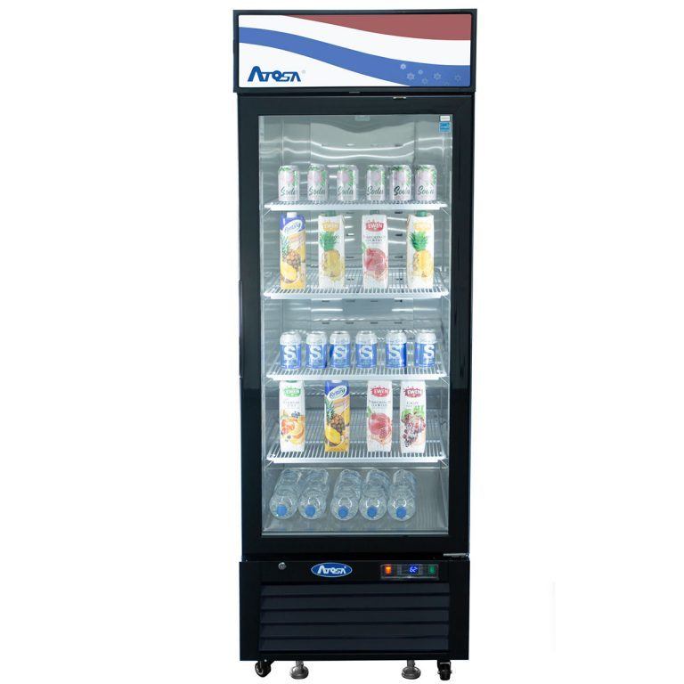 Atosa MCF8725GR, 24" Glass One Door Refrigerator Merchandiser