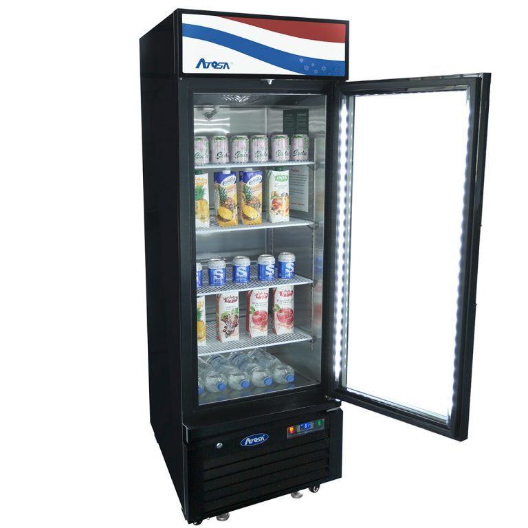 Atosa MCF8725GR, 24" Glass One Door Refrigerator Merchandiser