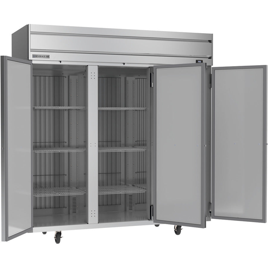 Beverage Air HR3HC-1S, 78" (3) Solid Swing Doors Reach-In Refrigerator