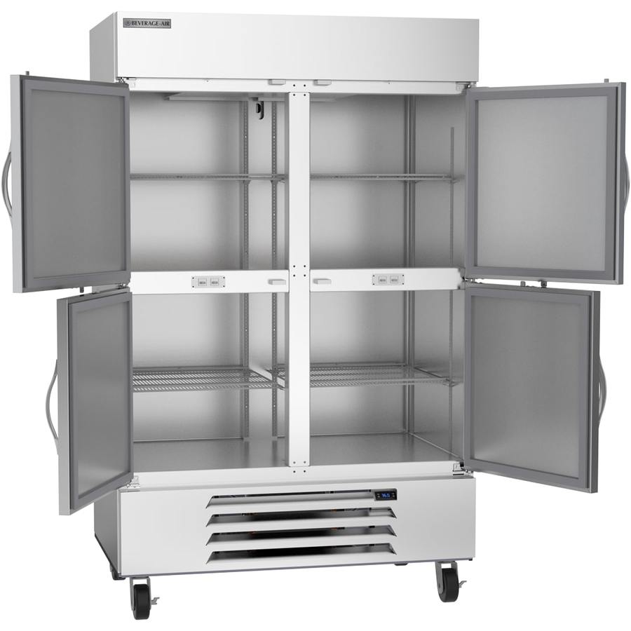 Beverage Air HBR49HC-1-HS, 52” Horizon Series Solid Half-Door Bottom Mount Refrigerator