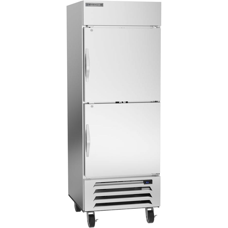 Beverage Air HBR27HC-1-HS, 30” Horizon Series Solid Half-Door Bottom Mount Refrigerator