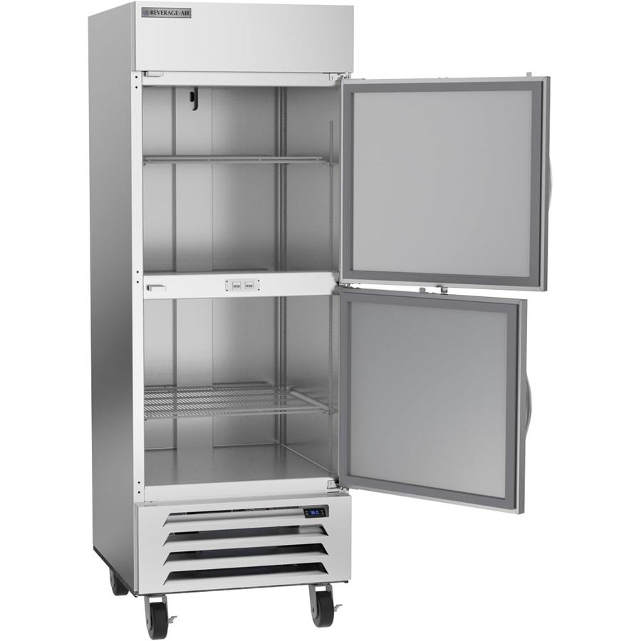 Beverage Air HBR27HC-1-HS, 30” Horizon Series Solid Half-Door Bottom Mount Refrigerator