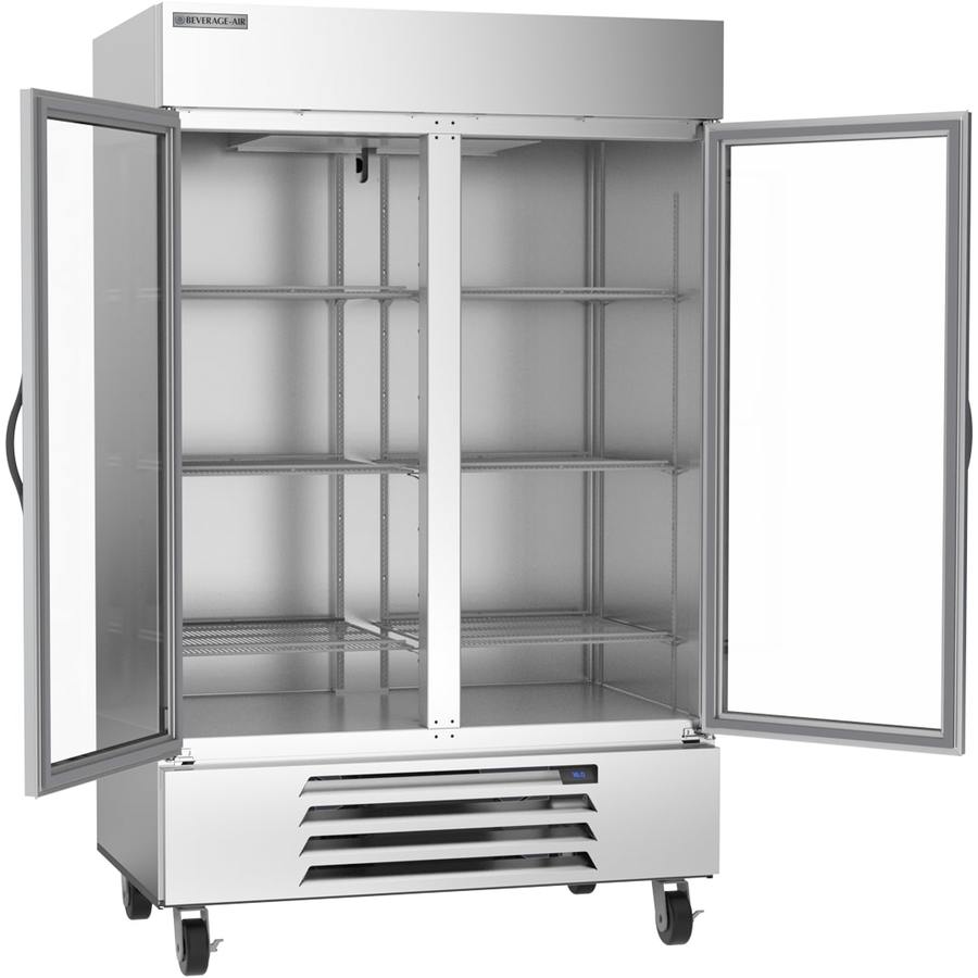 Beverage Air HBR49HC-1-G, 52" Horizon Series Glass Door Bottom Mount Refrigerator