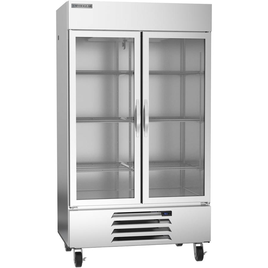 Beverage Air HBR44HC-1-G, 47" Horizon Series Glass Door Bottom Mount Refrigerator
