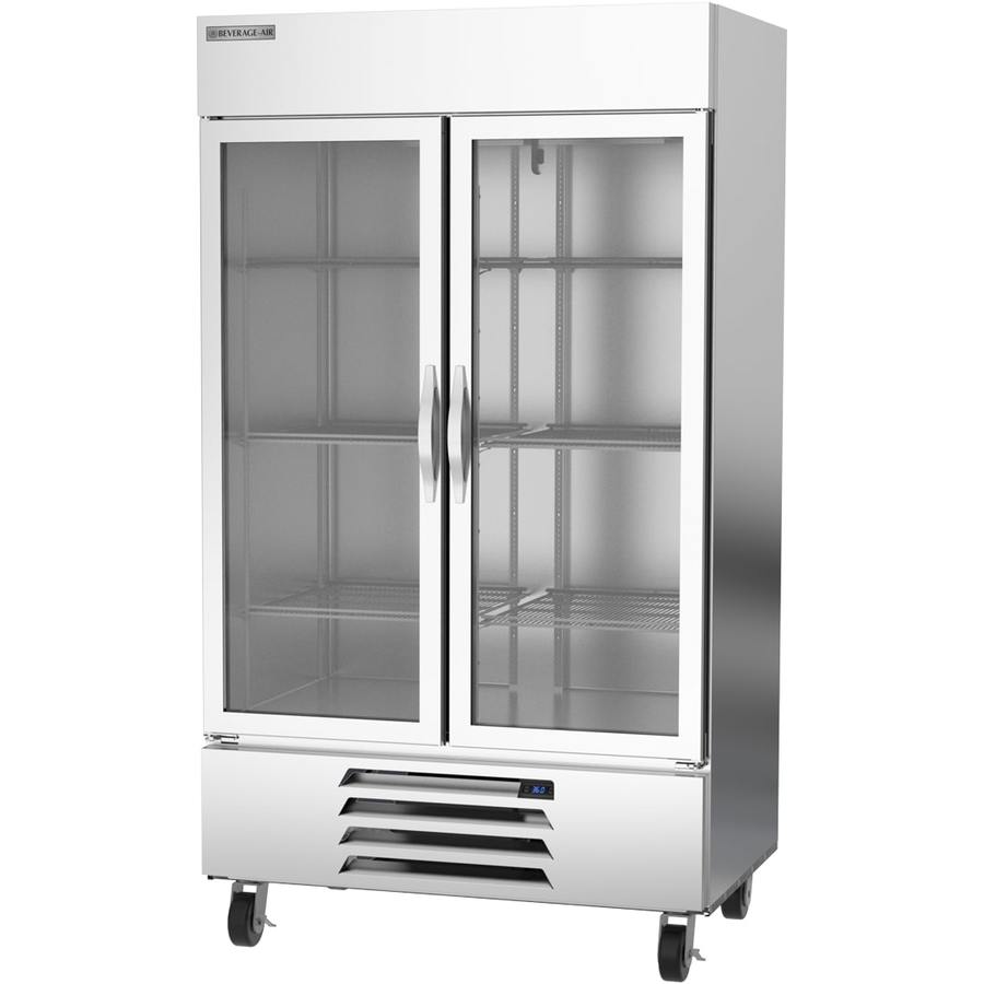 Beverage Air HBR44HC-1-G, 47" Horizon Series Glass Door Bottom Mount Refrigerator