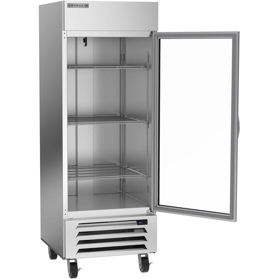 Beverage Air HBR27HC-1-G, 30" Horizon Series Glass Door Bottom Mount Refrigerator