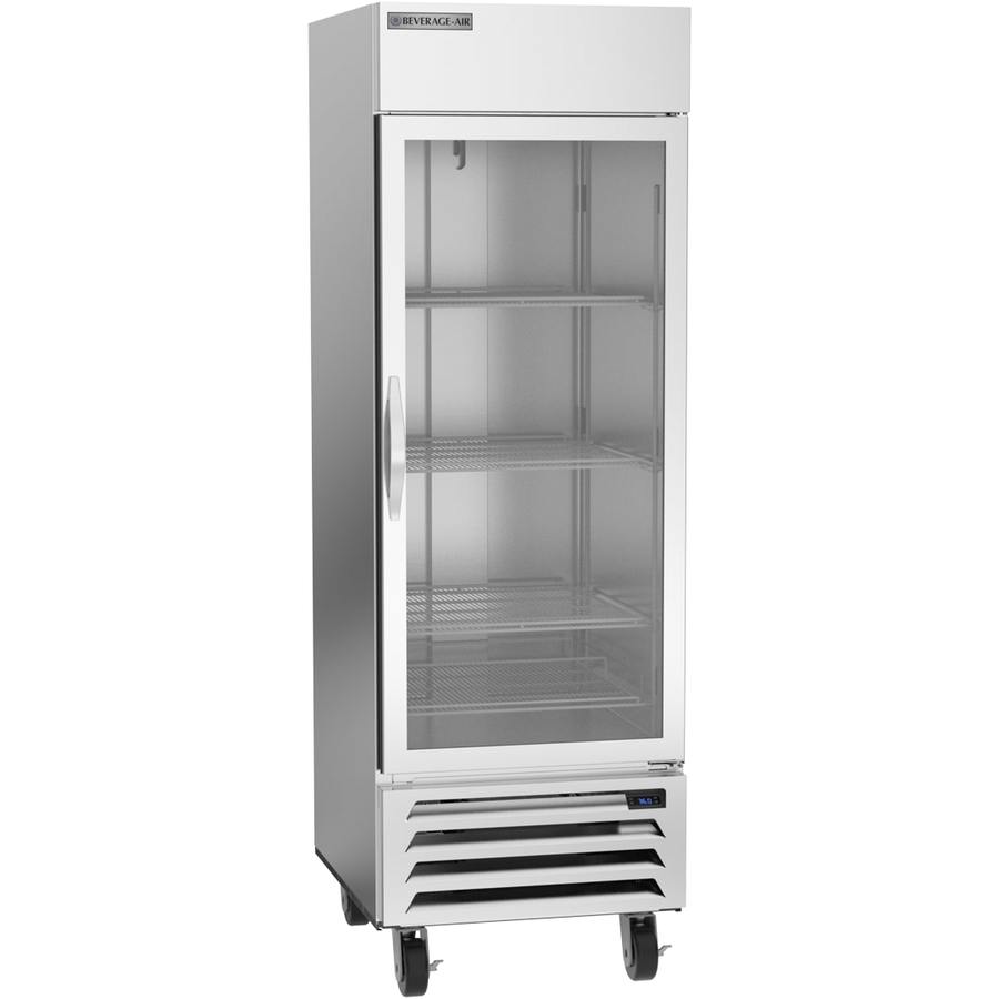 Beverage Air HBR23HC-1-G, 27 1/4” Horizon Series Glass Door Bottom Mount Refrigerator