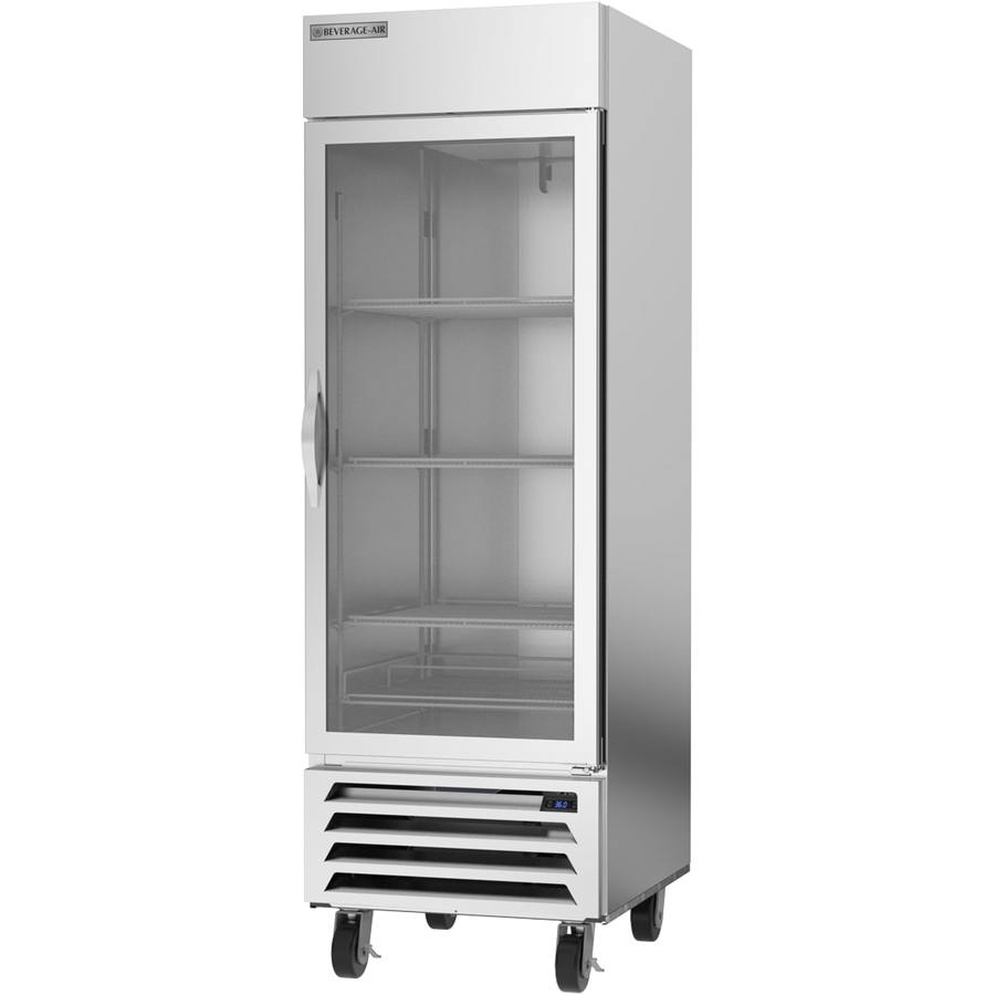 Beverage Air HBR23HC-1-G, 27 1/4” Horizon Series Glass Door Bottom Mount Refrigerator