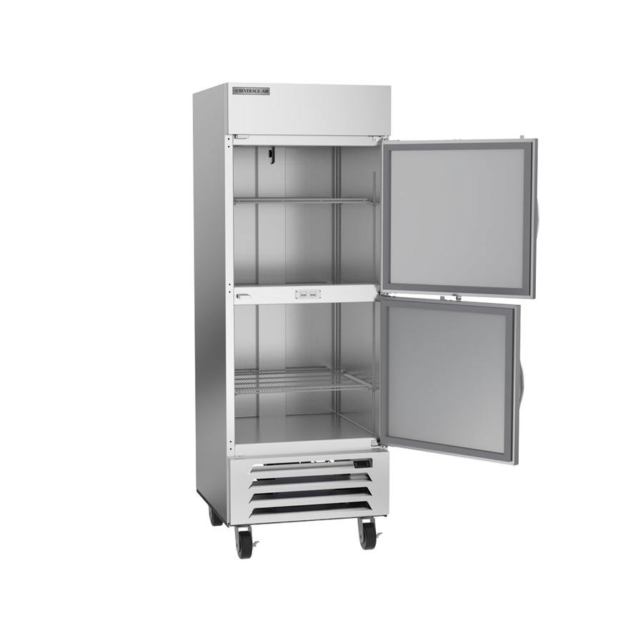 Beverage Air HBF27HC-1-HS, 30" Horizon Series Solid Half-Door Bottom Mount Freezer