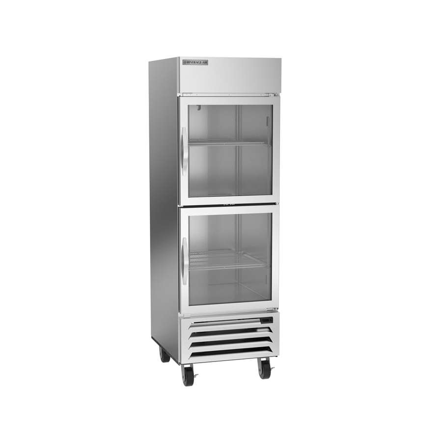 Beverage Air HBF23HC-1-HG, 27 1/4" Horizon Series Glass Half-Door Reach-In Freezer