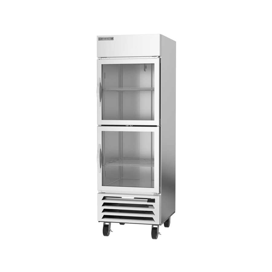 Beverage Air HBF23HC-1-HG, 27 1/4" Horizon Series Glass Half-Door Reach-In Freezer