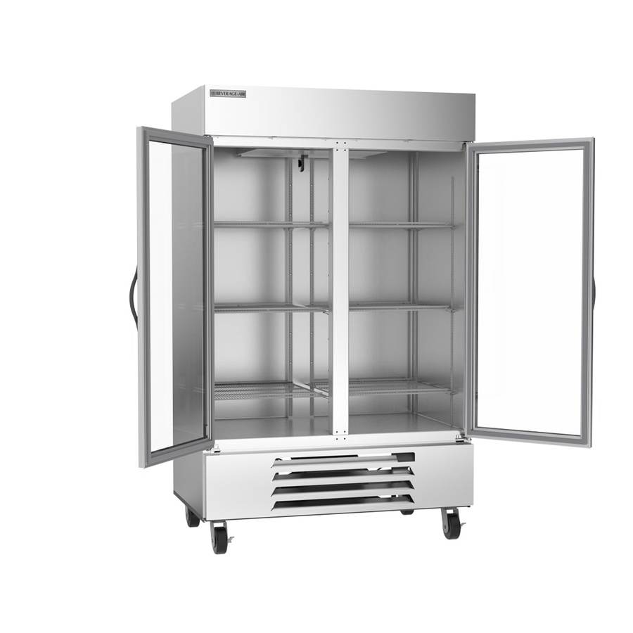 Beverage Air HBF49HC-1-G, 52" Horizon Series Glass Door Bottom Mount Freezer