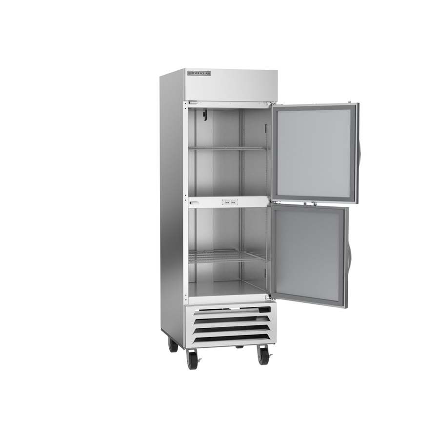 Beverage Air HBF23HC-1-HS, 27 1/4" Horizon Series Solid Half-Door Reach-In Freezer