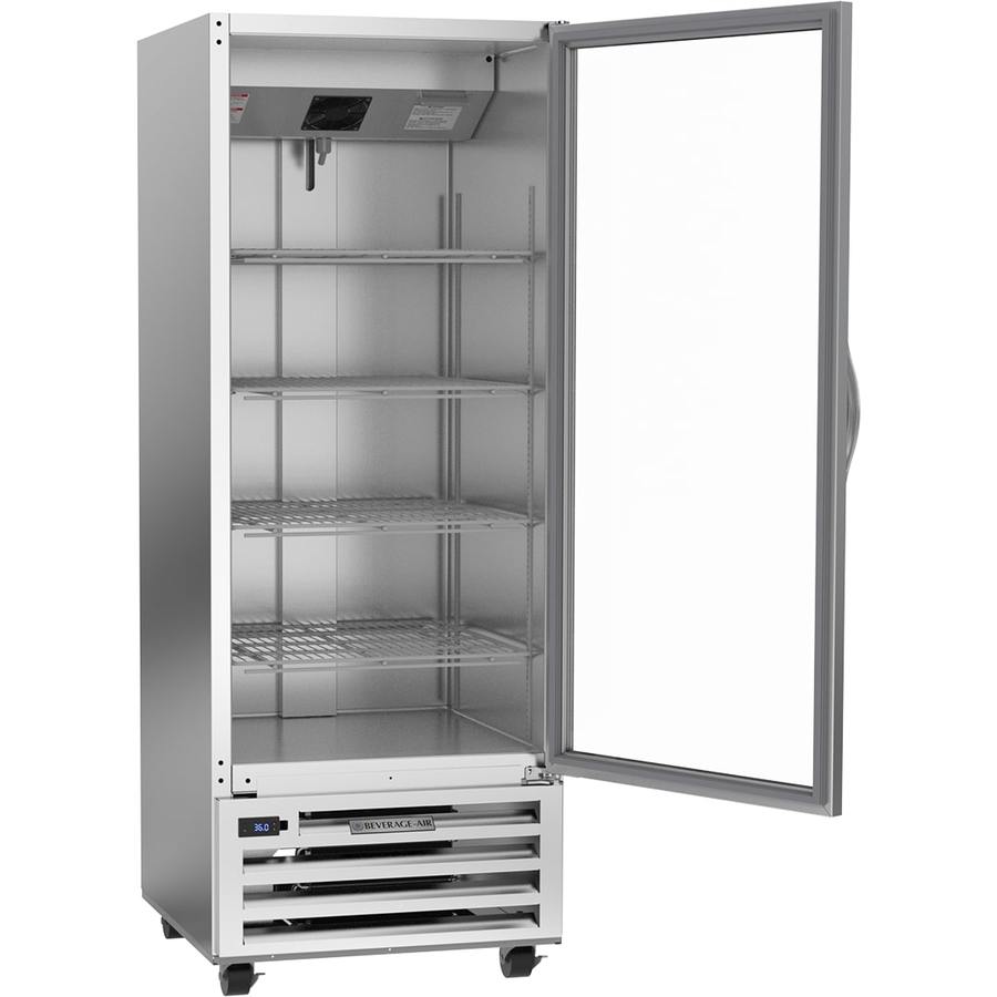 Beverage Air RI18HC-G, 27 1/4" RI Series Glass Door Bottom Mount Reach-In Refrigerator