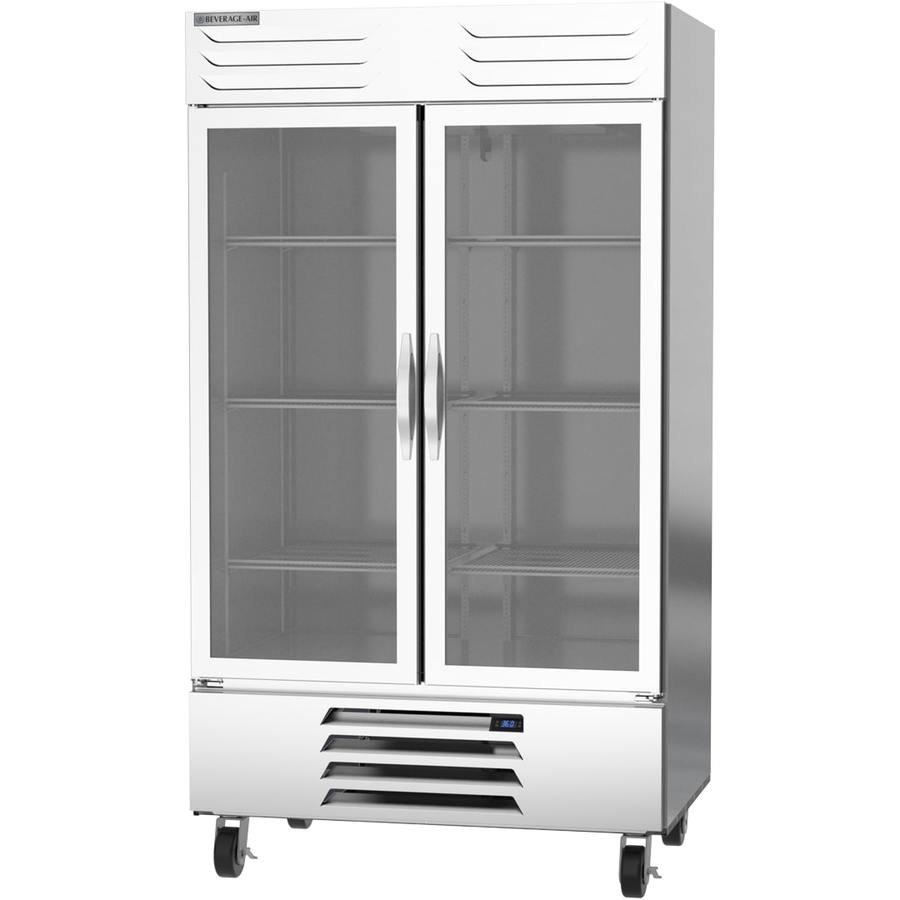 Beverage Air RB44HC-1G, 47" Glass Door Vista® Bottom Mount Reach-in Refrigerator