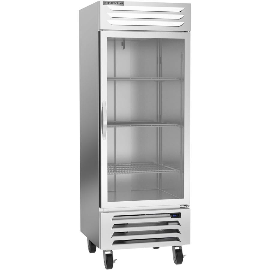 Beverage Air RB27HC-1G, 30" Glass Door Vista® Bottom Mount Reach-In Refrigerator