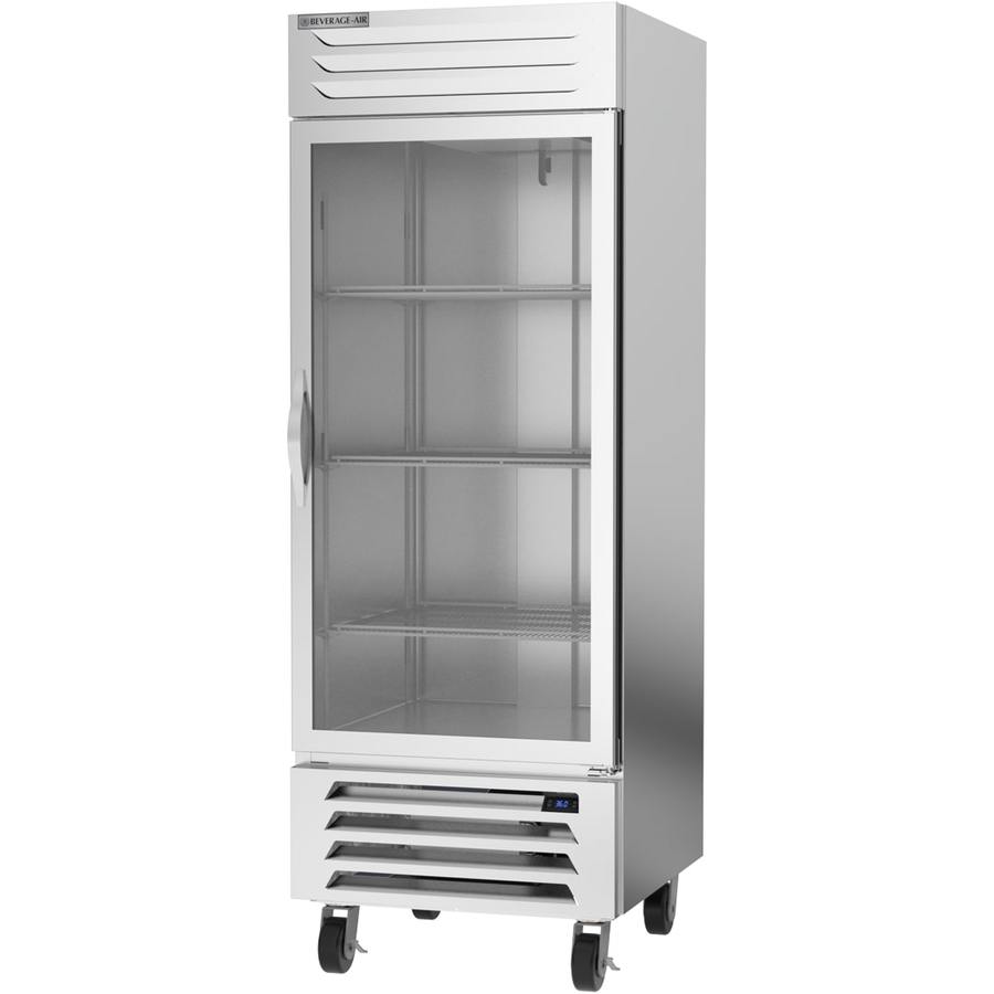 Beverage Air RB27HC-1G, 30" Glass Door Vista® Bottom Mount Reach-In Refrigerator