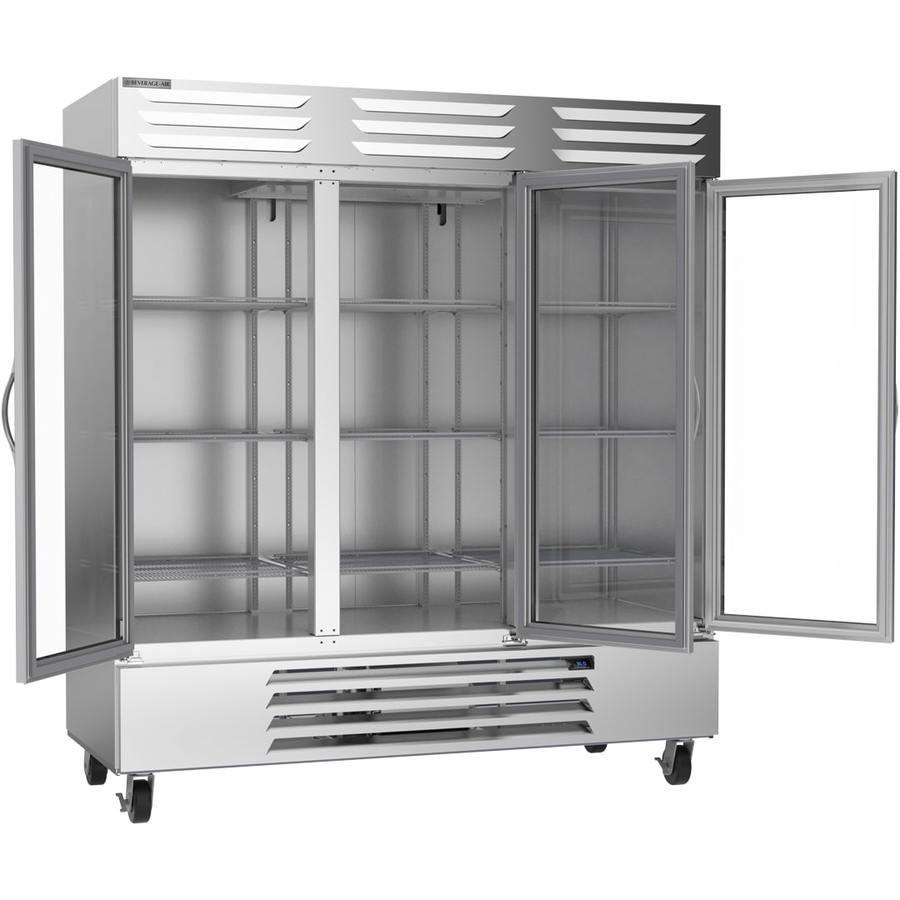 Beverage Air RB72HC-1G, 75" Glass Door Vista® Bottom Mount Reach-In Refrigerator