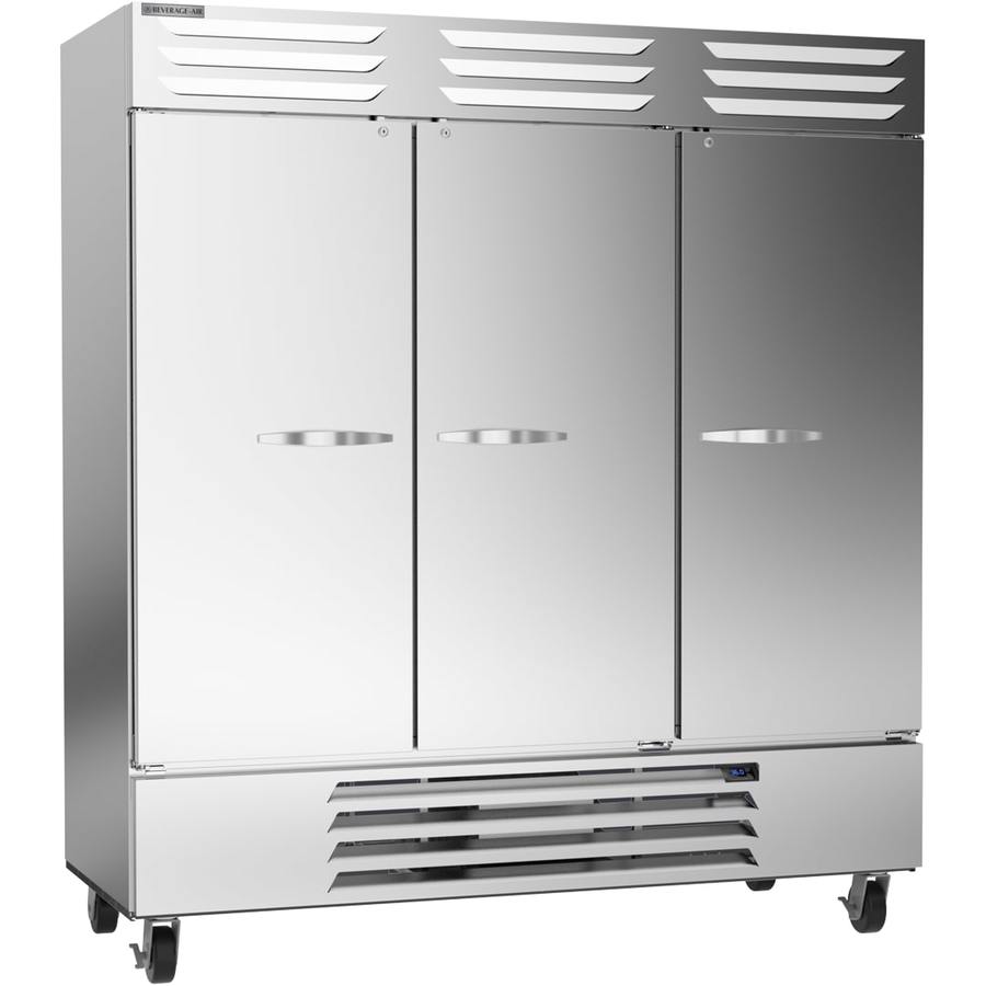 Beverage Air RB72HC-1S, 75" (3) Solid Swing Doors Reach-In Refrigerator