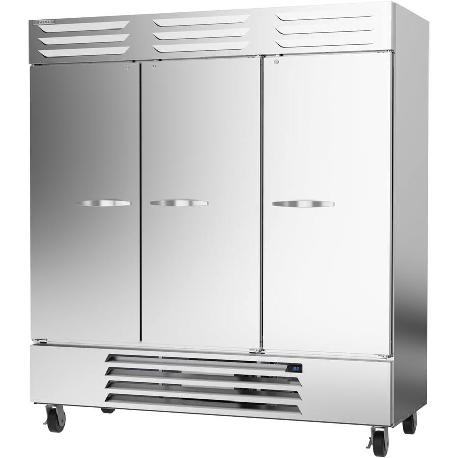 Beverage Air RB72HC-1S, 75" (3) Solid Swing Doors Reach-In Refrigerator