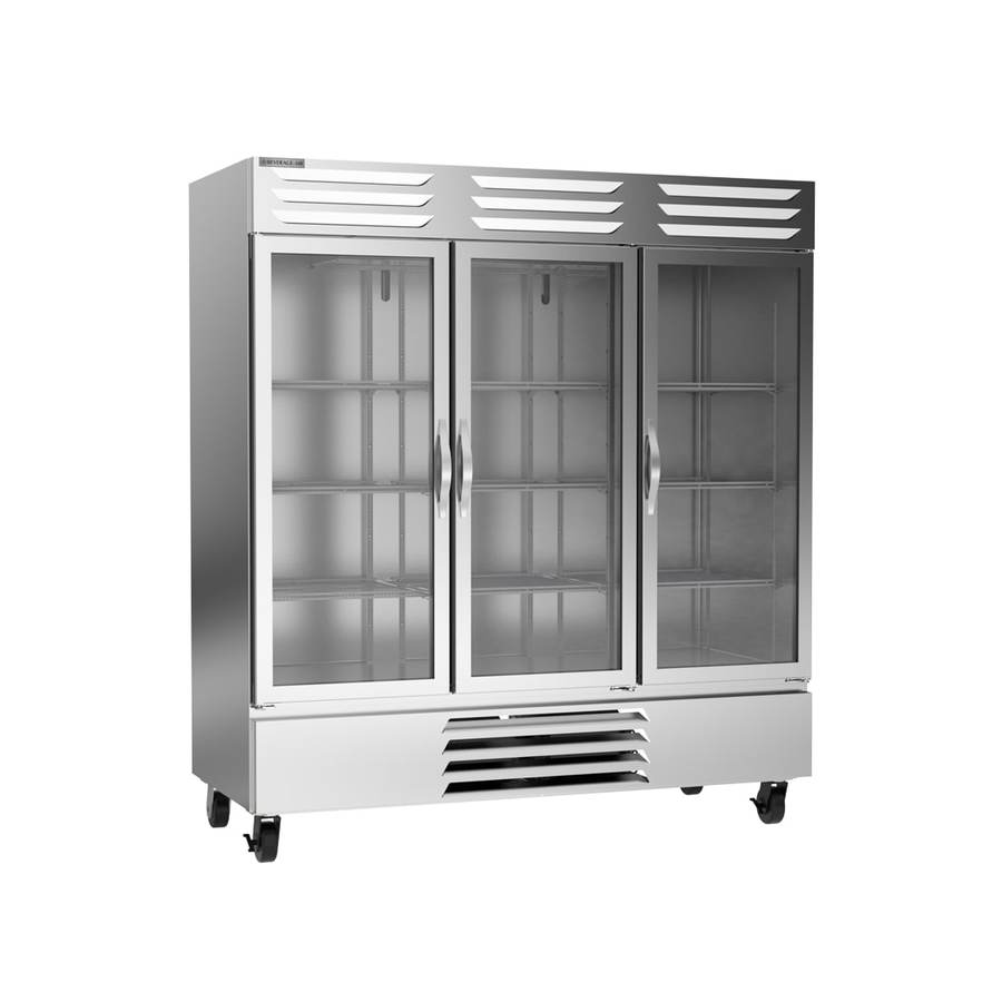 Beverage Air FB72HC-5G, 75" Glass Door Vista® Bottom Mount Reach-In Freezer