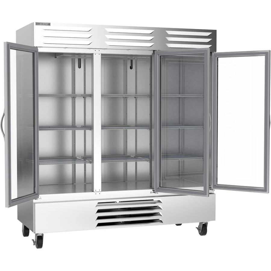 Beverage Air FB72HC-5G, 75" Glass Door Vista® Bottom Mount Reach-In Freezer