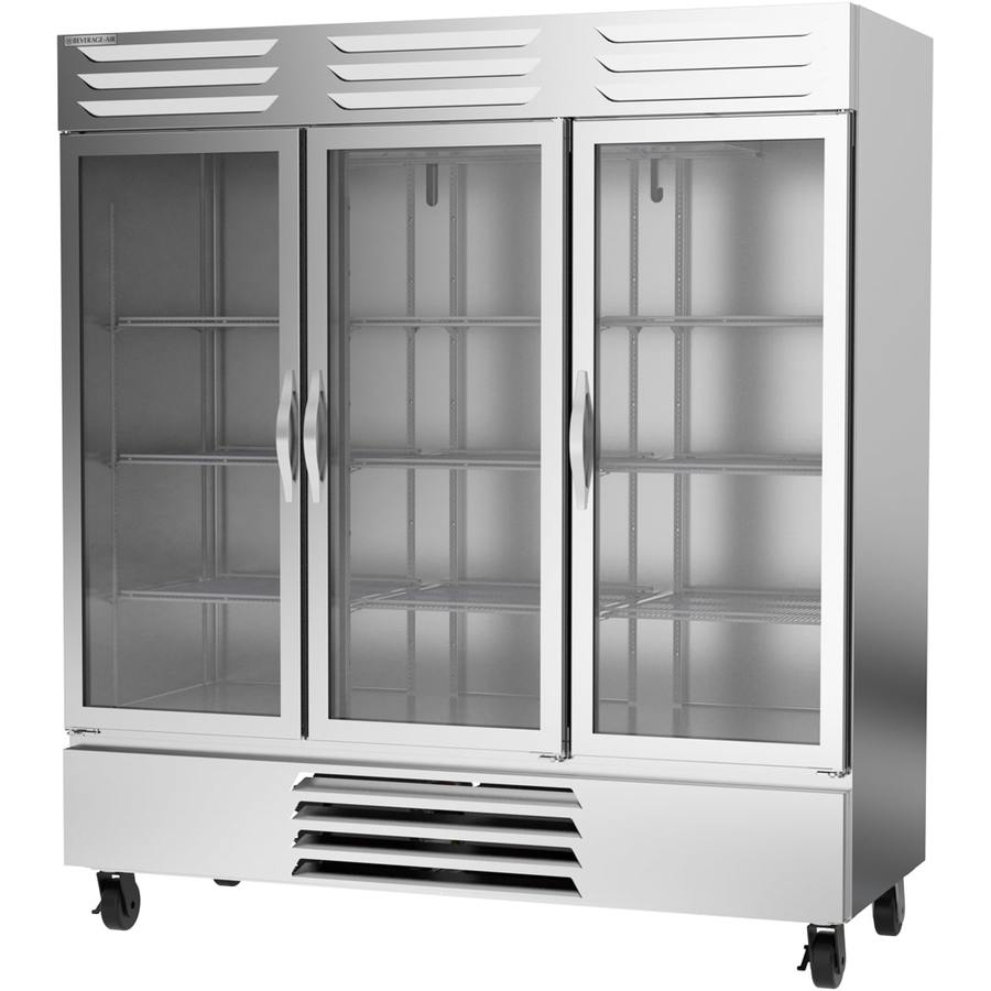 Beverage Air FB72HC-5G, 75" Glass Door Vista® Bottom Mount Reach-In Freezer