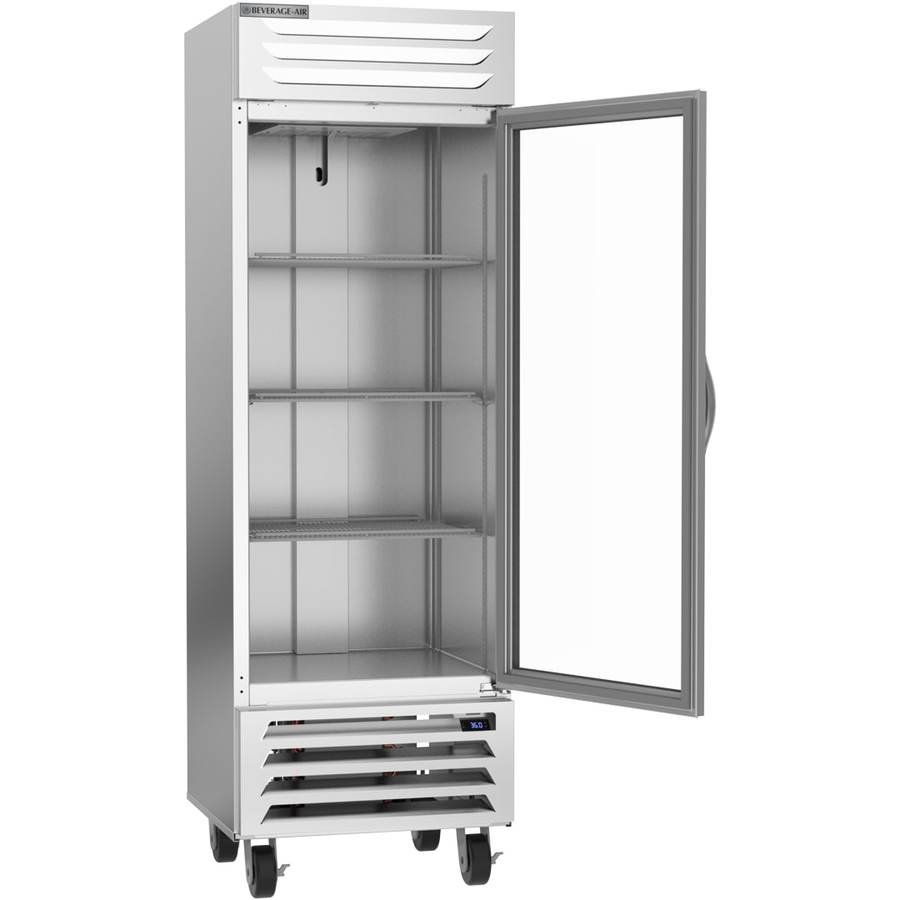 Beverage Air RB19HC-1G, 27 1/4" Glass Door Vista® Bottom Mount Reach-In Freezer