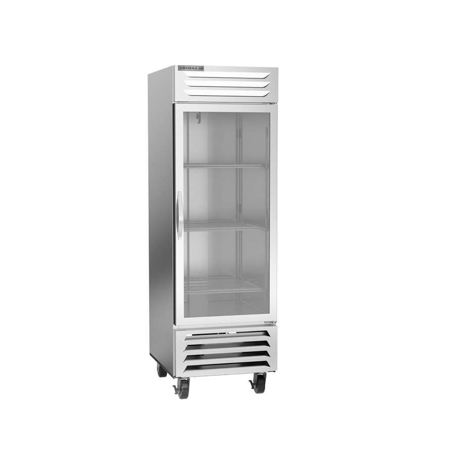 Beverage Air FB23HC-1G, 27 1/4” Glass Door Vista® Bottom Mount Reach-In Freezer
