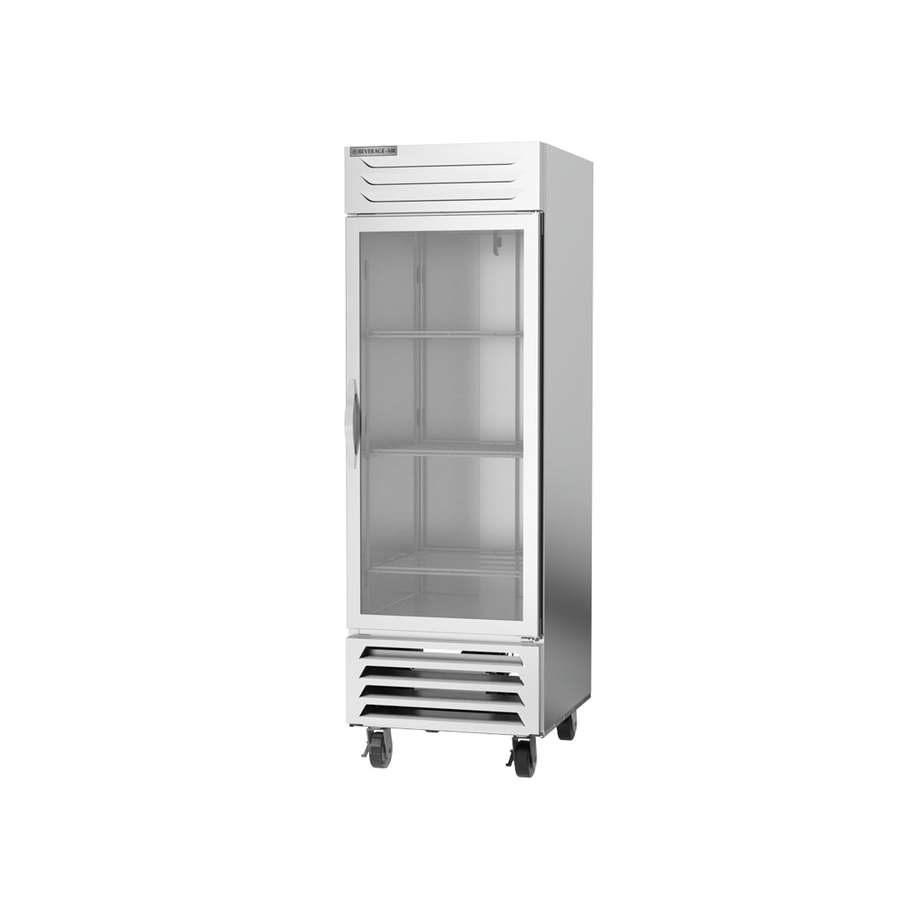 Beverage Air FB23HC-1G, 27 1/4” Glass Door Vista® Bottom Mount Reach-In Freezer