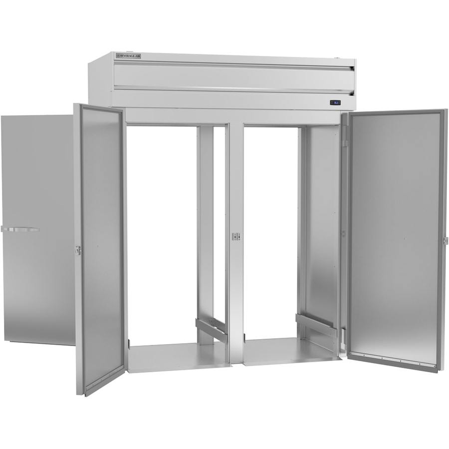 Beverage Air PRT2HC-1AS, 68 7/8" P-Series Top Mount Roll-In Solid Door Refrigerator