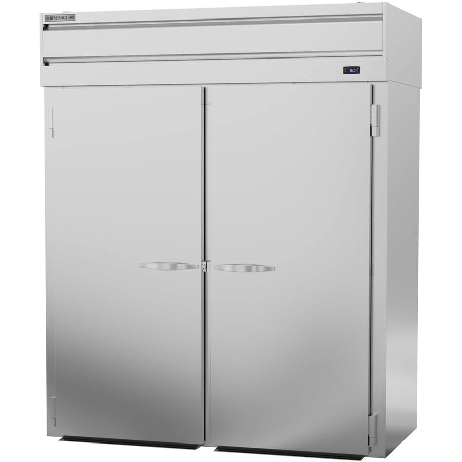 Beverage Air PRT2HC-1AS, 68 7/8" P-Series Top Mount Roll-In Solid Door Refrigerator