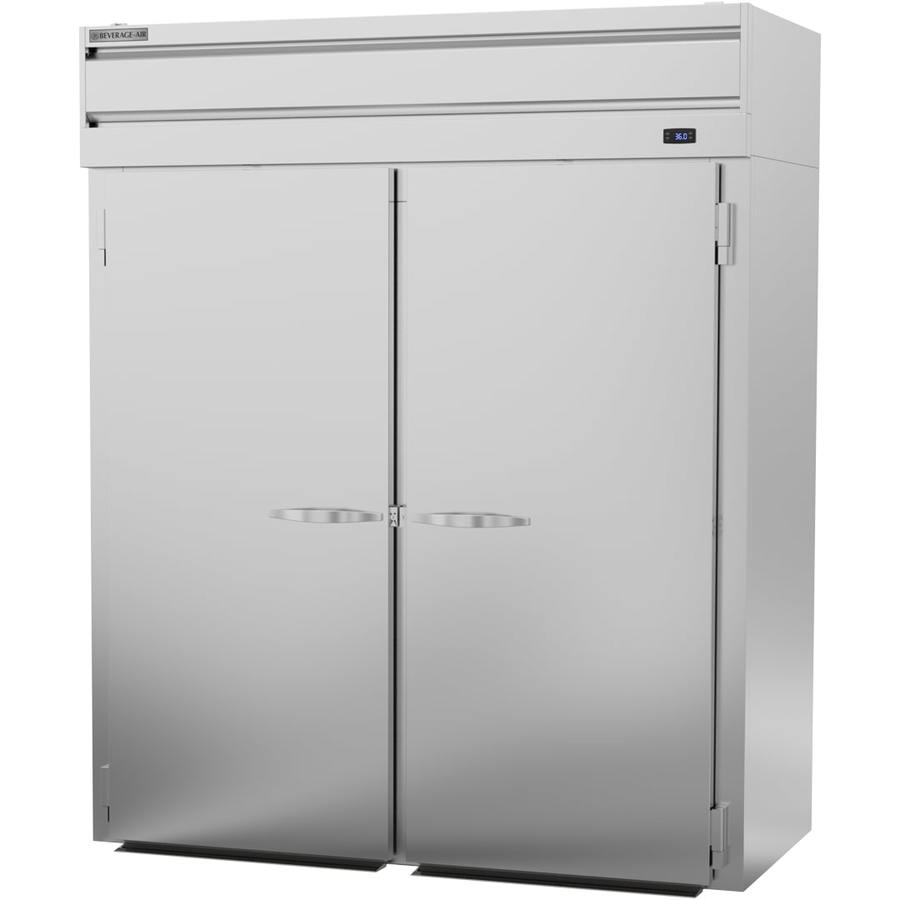 Beverage Air PRI2HC-1AS, 68 7/8” P-Series Top Mount Roll-In Solid Door Refrigerator