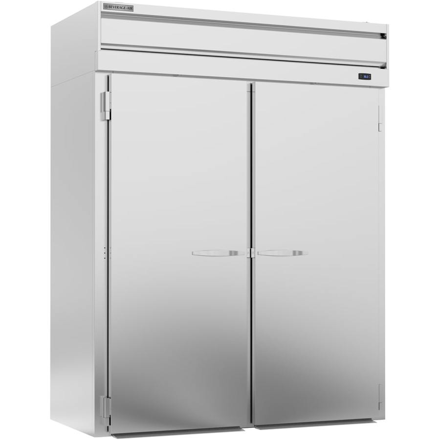 Beverage Air PRI2XTHC-1AS, 68 7/8” P-Series Top Mount Extra Tall Solid Door Roll-In Refrigerator