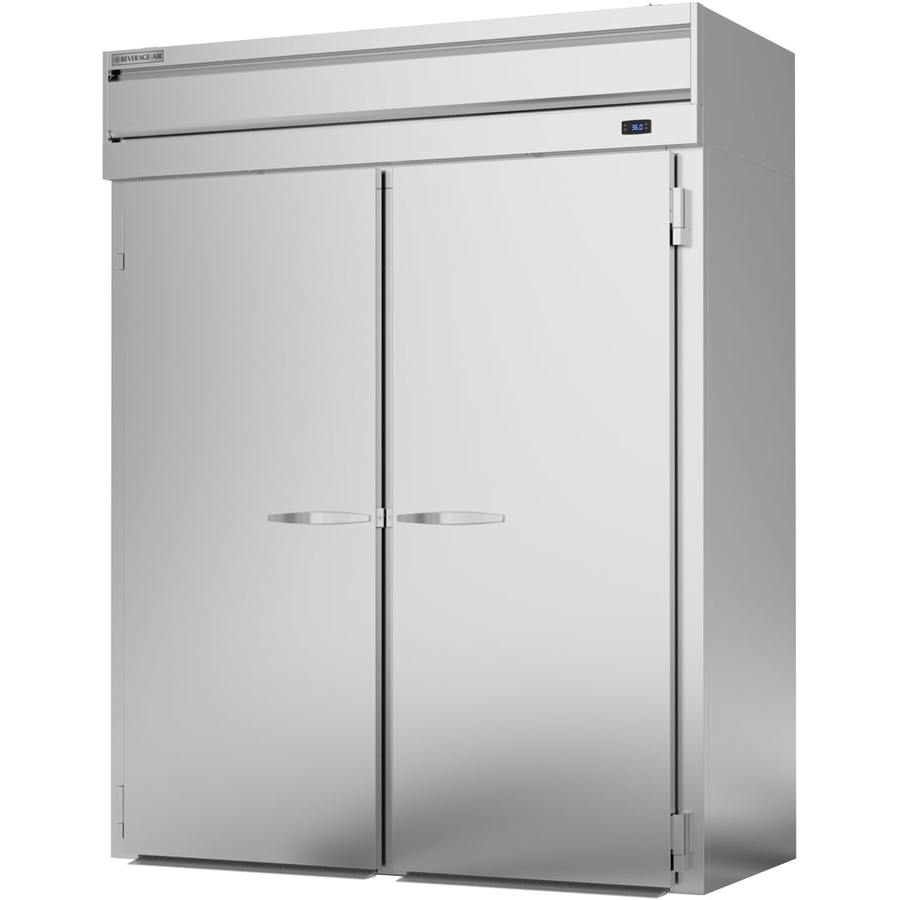 Beverage Air PRI2XTHC-1AS, 68 7/8” P-Series Top Mount Extra Tall Solid Door Roll-In Refrigerator