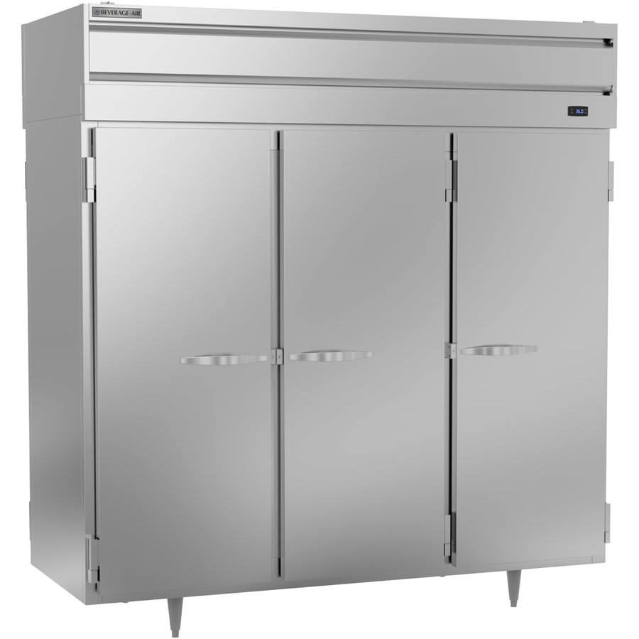 Beverage Air PRD3HC-1AS, 77 3/4" P-Series Solid Door Reach-In Pass-Thru Refrigerator