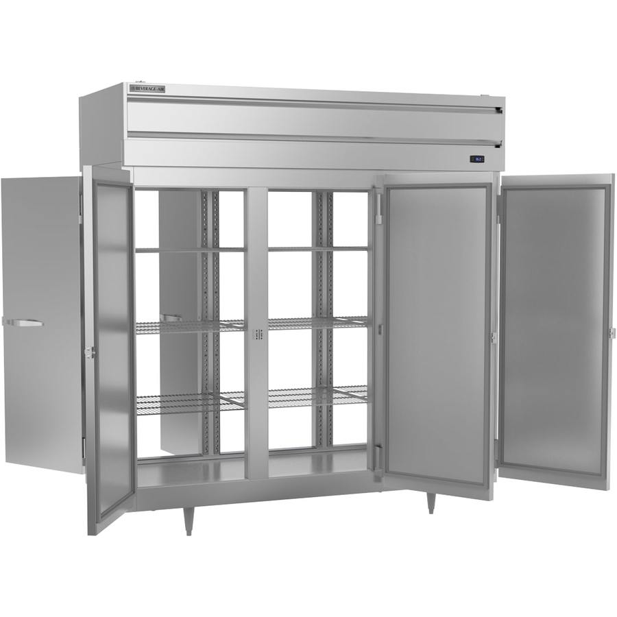 Beverage Air PRD3HC-1AS, 77 3/4" P-Series Solid Door Reach-In Pass-Thru Refrigerator