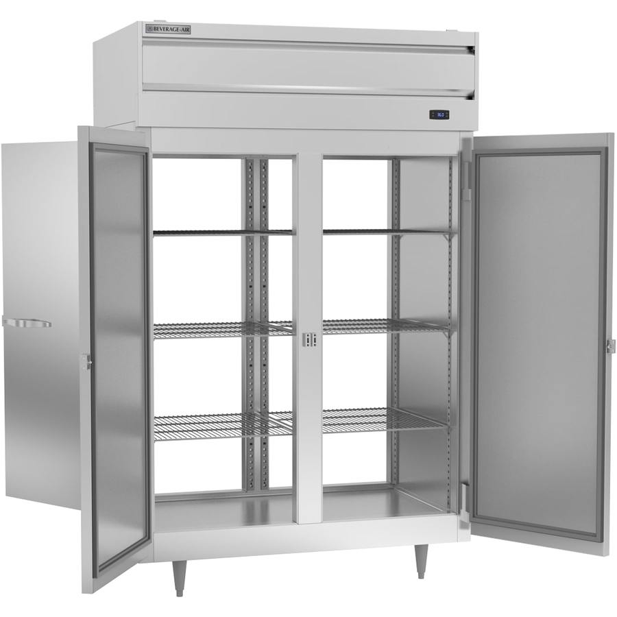 Beverage Air PRD2HC-1AS, 52 1/8" P-Series Solid Door Reach-In Pass-Thru Refrigerator