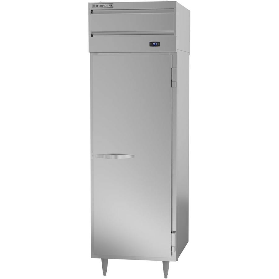 Beverage Air PRD1HC-1AS, 26 1/2 P-Series Solid Door Reach-In Pass-Thru Refrigerator