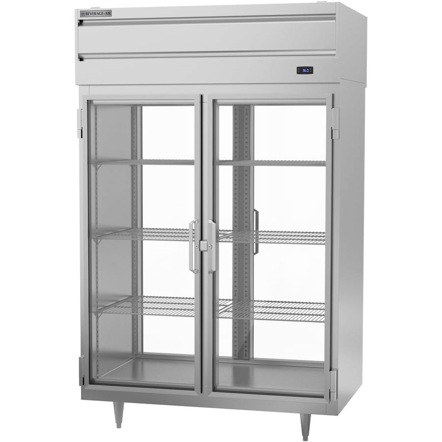 Beverage Air PRD2HC-1BG, 52 1/8"P-Series Glass Door Reach-In Pass-Thru Refrigerator