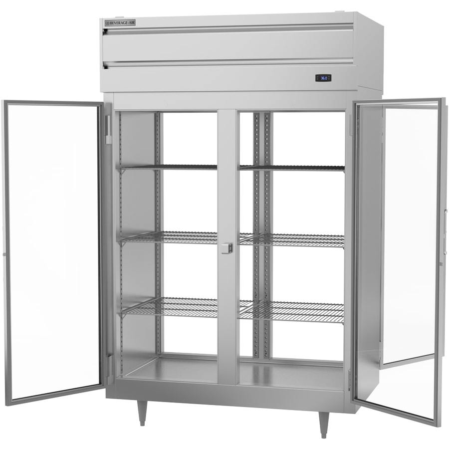 Beverage Air PRD2HC-1BG, 52 1/8"P-Series Glass Door Reach-In Pass-Thru Refrigerator