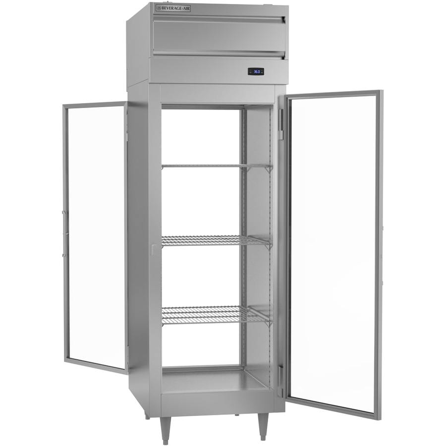 Beverage Air PRD1HC-1BG, 26 1/ 2 P-Series Glass Door Reach-In Pass-Thru Refrigerator