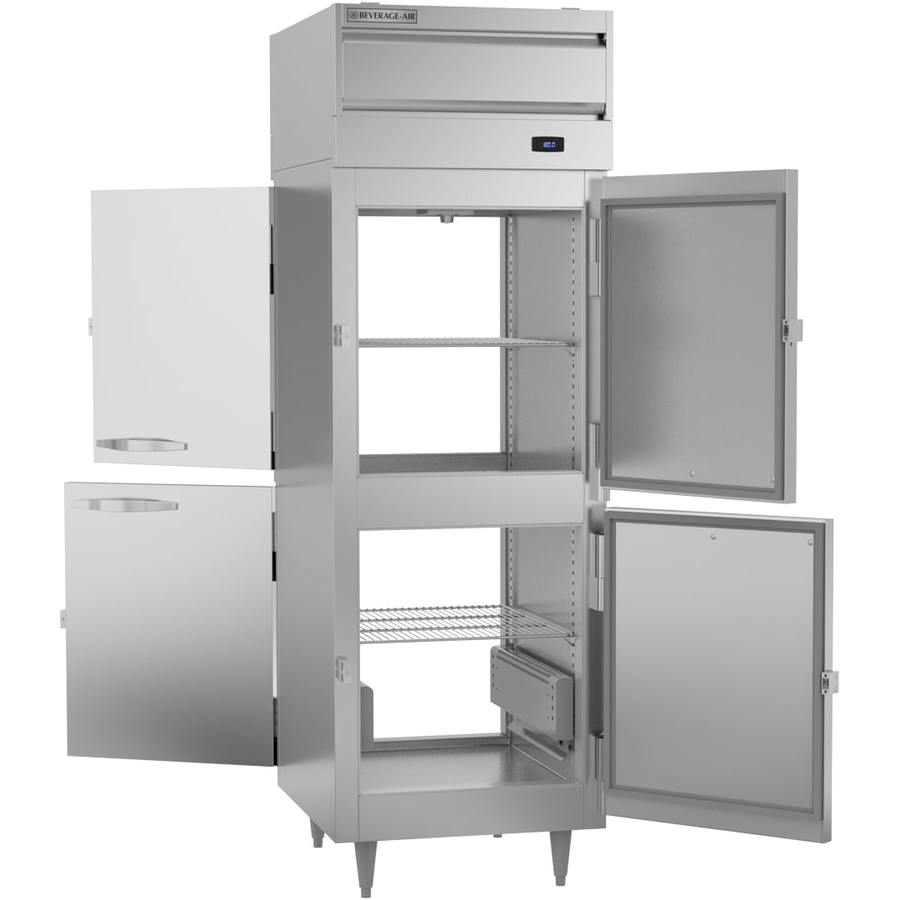 Beverage Air PH1-1HS-PT, 26 1/2” P-Series Solid Half-Door Pass-Thru Warming Cabinet