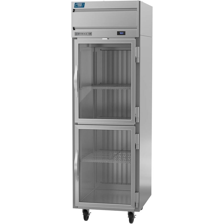 Beverage Air CT1HC-1HG, 22 7/8" Half-Glass Door Top Mount Variable Speed Freezer/Refrigerator