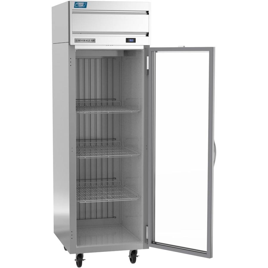 Beverage Air CT1HC-1G, 26" Glass Door Top Mount Variable Speed Freezer/Refrigerator
