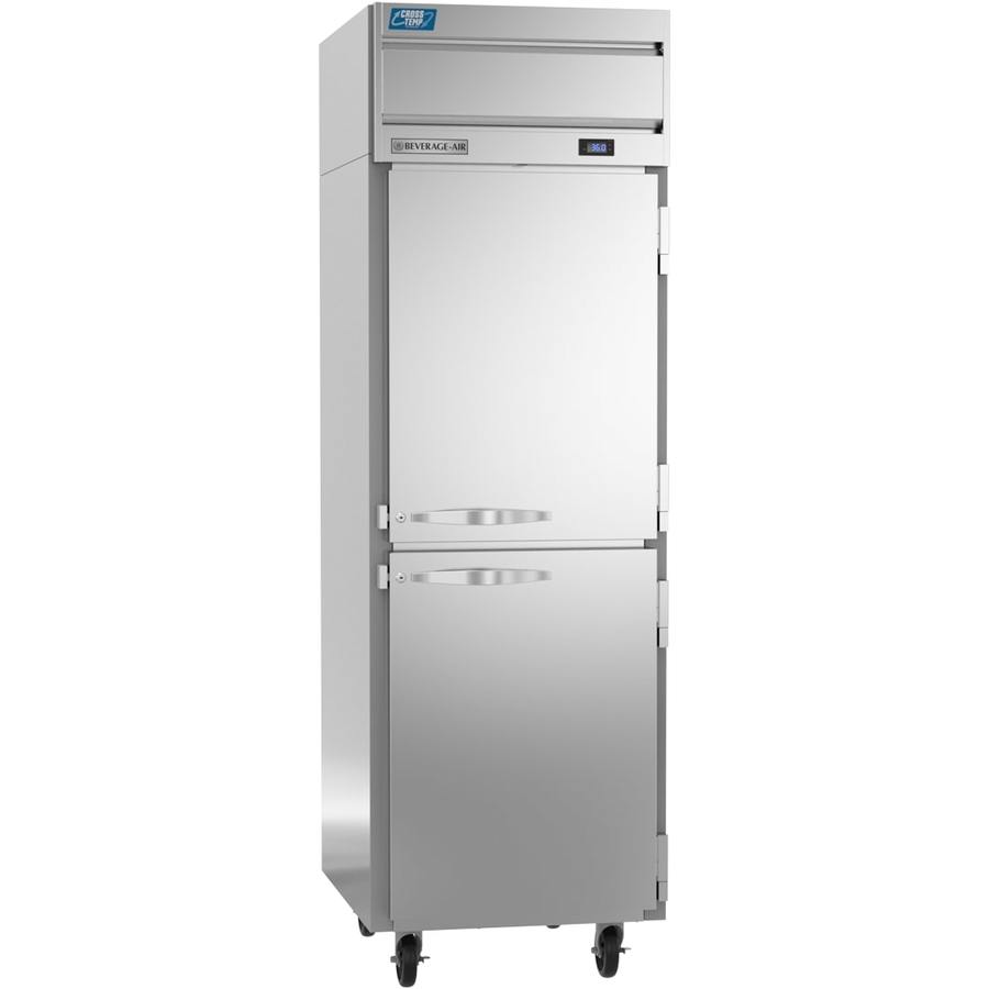 Beverage Air CT1HC-1HS, 22" Half-Solid Door Top Mount Variable Speed Freezer/Refrigerator