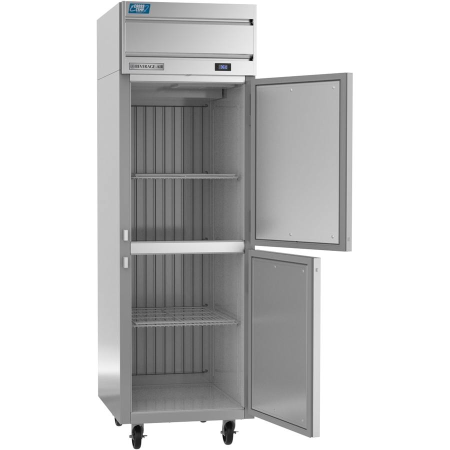Beverage Air CT1HC-1HS, 22" Half-Solid Door Top Mount Variable Speed Freezer/Refrigerator